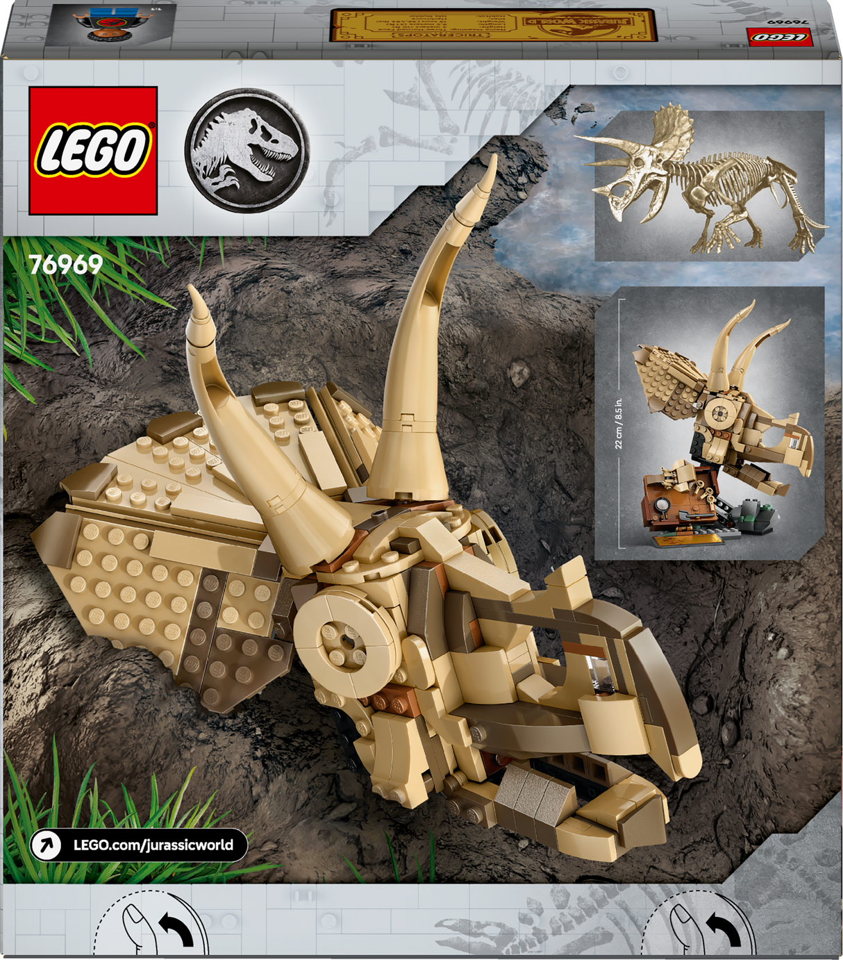 Lego Jurassic World - Dinosaur Fossils: Triceratops Skull