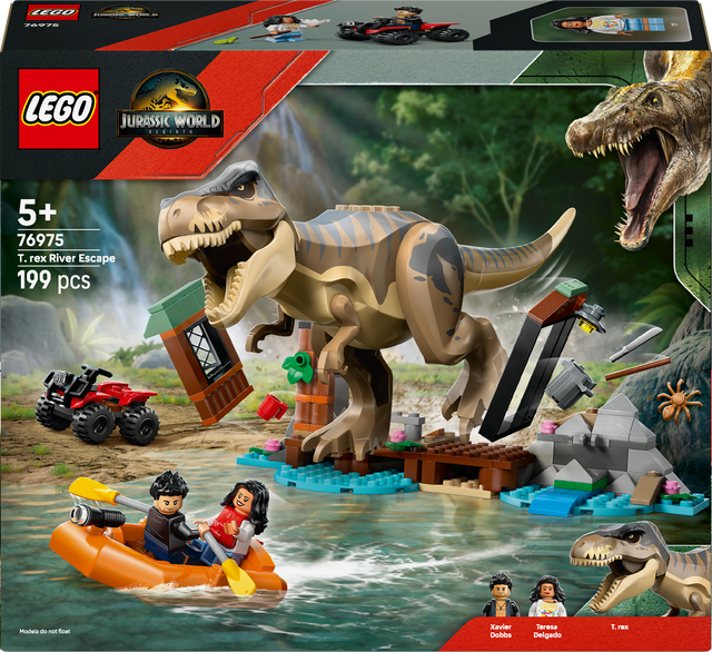 Lego Jurassic World Rebirth - T. Rex River Escape