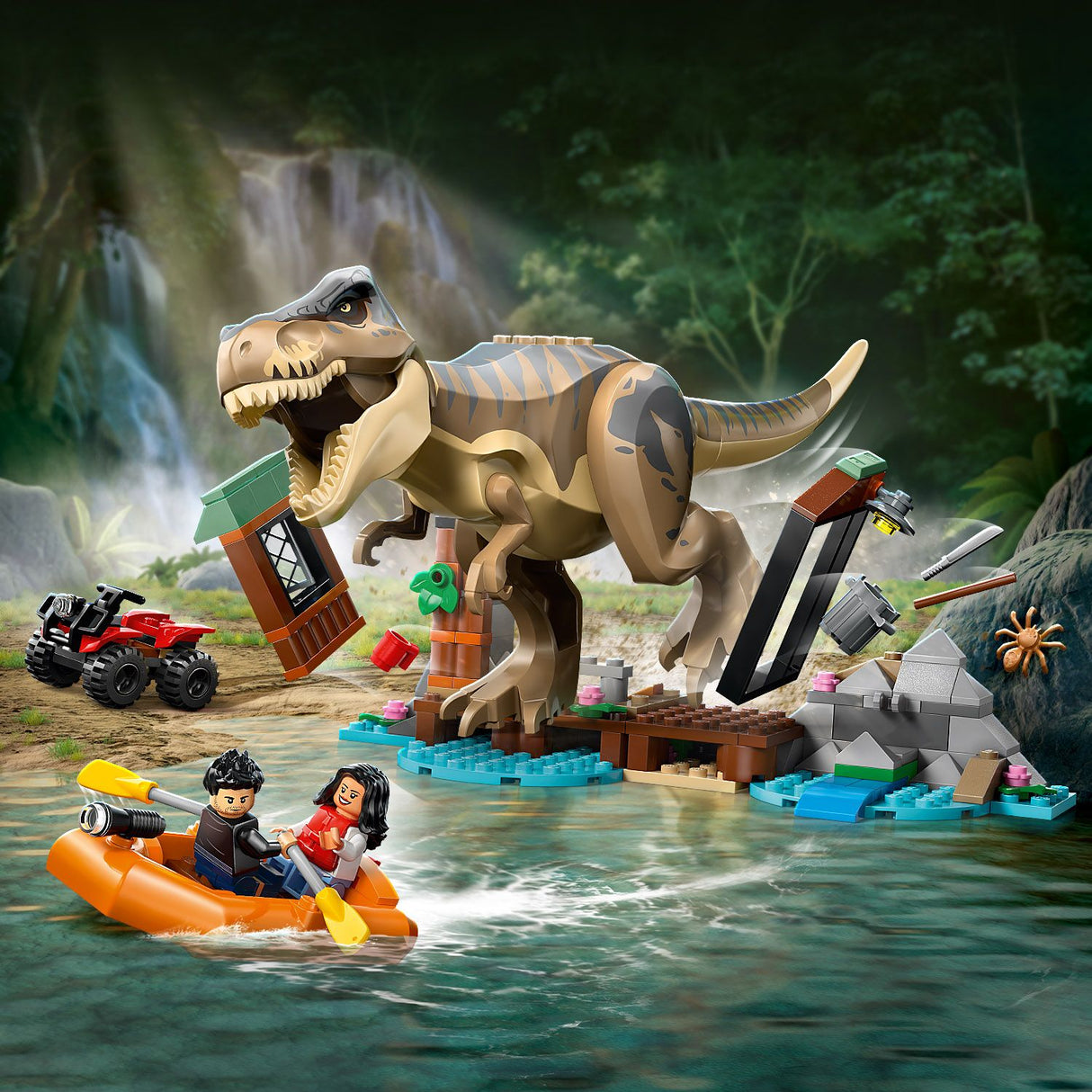 Lego Jurassic World Rebirth - T. Rex River Escape