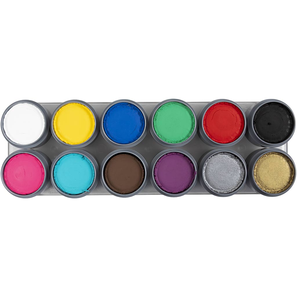 Water-based Face Paint Palette