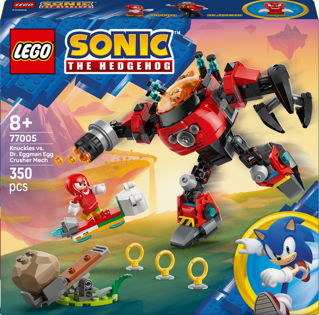 Lego Sonic the Hedgehog - Knuckles vs. Dr. Eggman Egg Crusher Mech