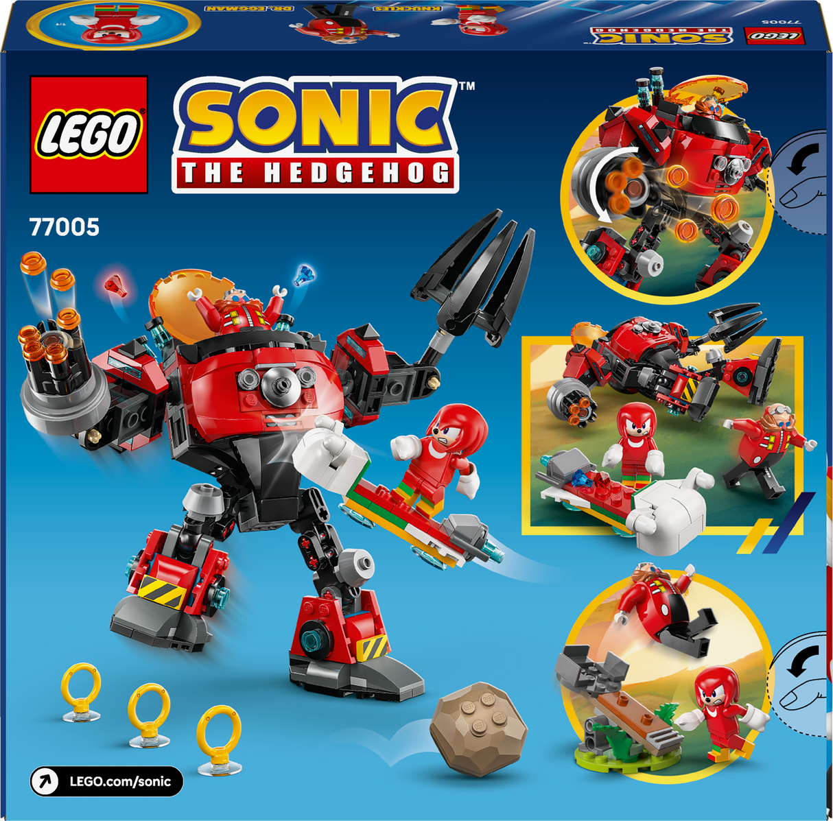Lego Sonic the Hedgehog - Knuckles vs. Dr. Eggman Egg Crusher Mech
