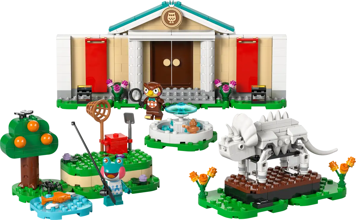 Lego Animal Crossing - Blathers Museum Collection