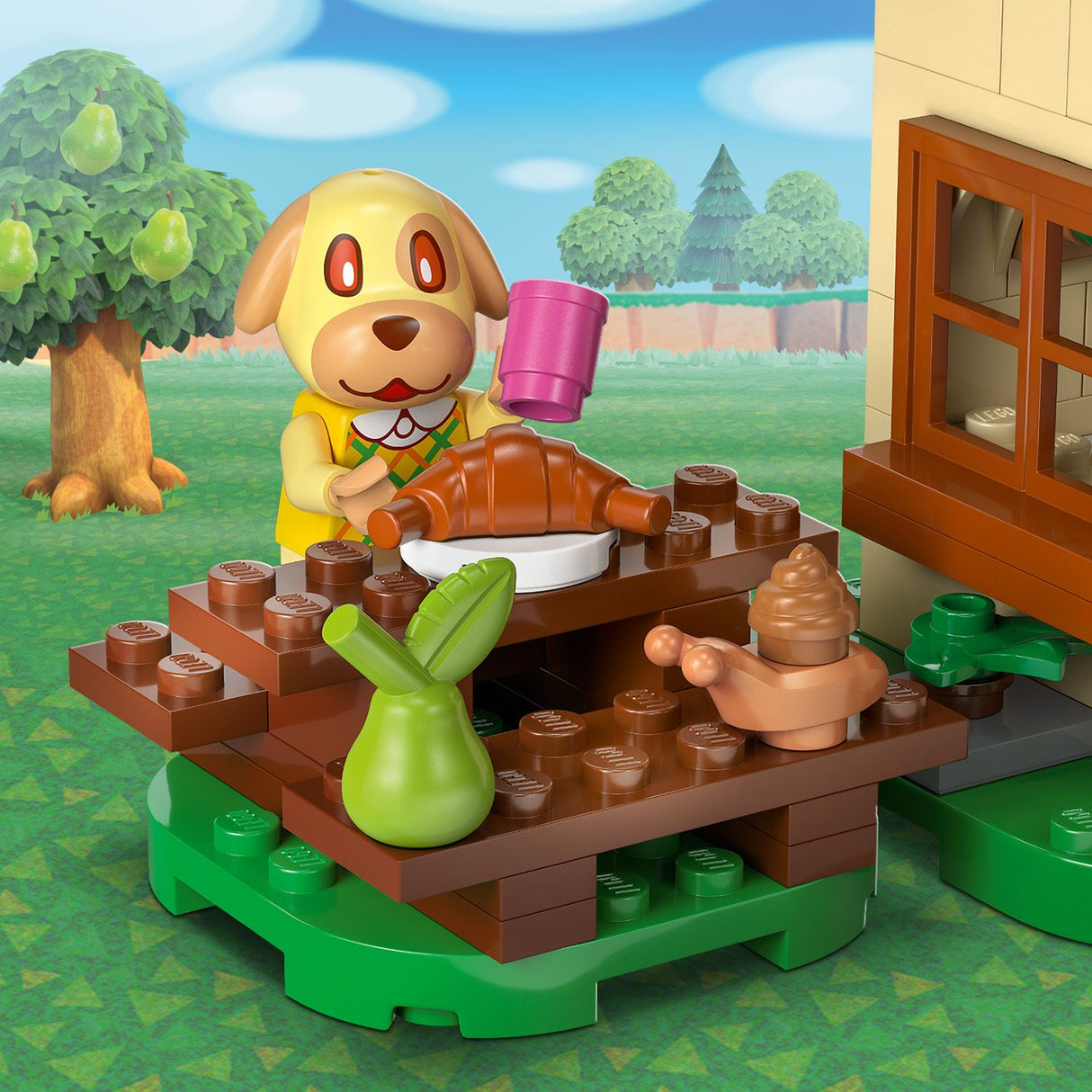 Lego Animal Crossing - Goldie's Cosy House