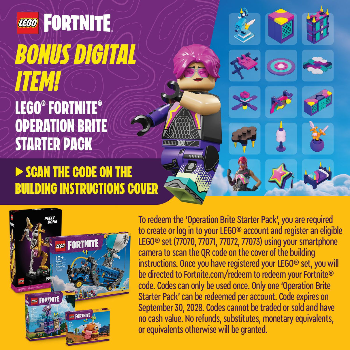 Lego Fortnite - Peely Bone Set