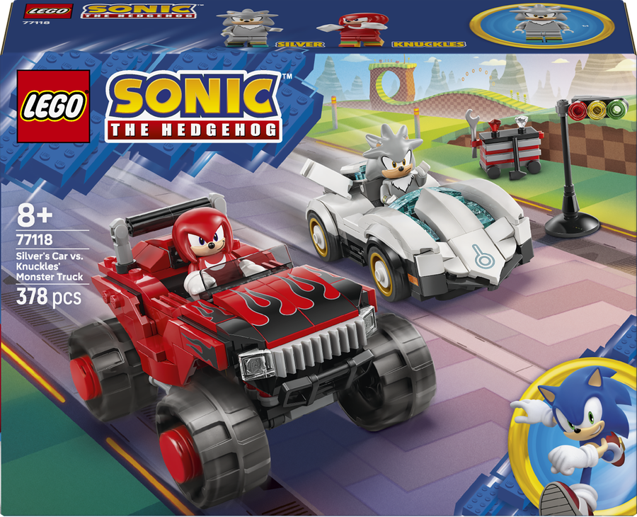 LEGO Sonic - Silver's Car vs. Knuckles' Monster Truck