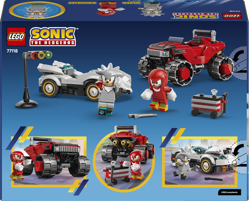 LEGO Sonic - Silver's Car vs. Knuckles' Monster Truck