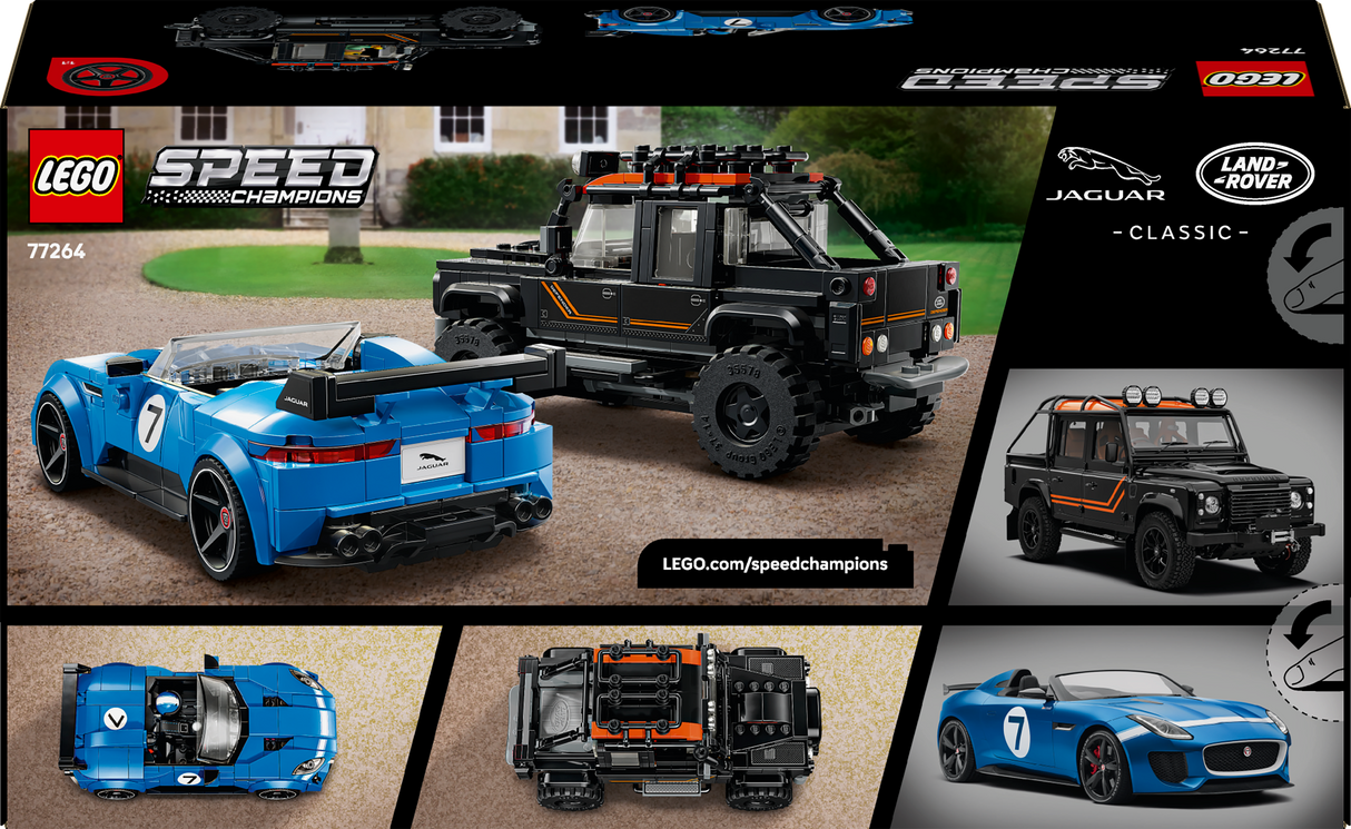 LEGO Speed Champions - Jaguar Project 7 & Land Rover Defender
