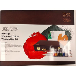 Winsor and Newton Winton Oil Colour Heritage Box
