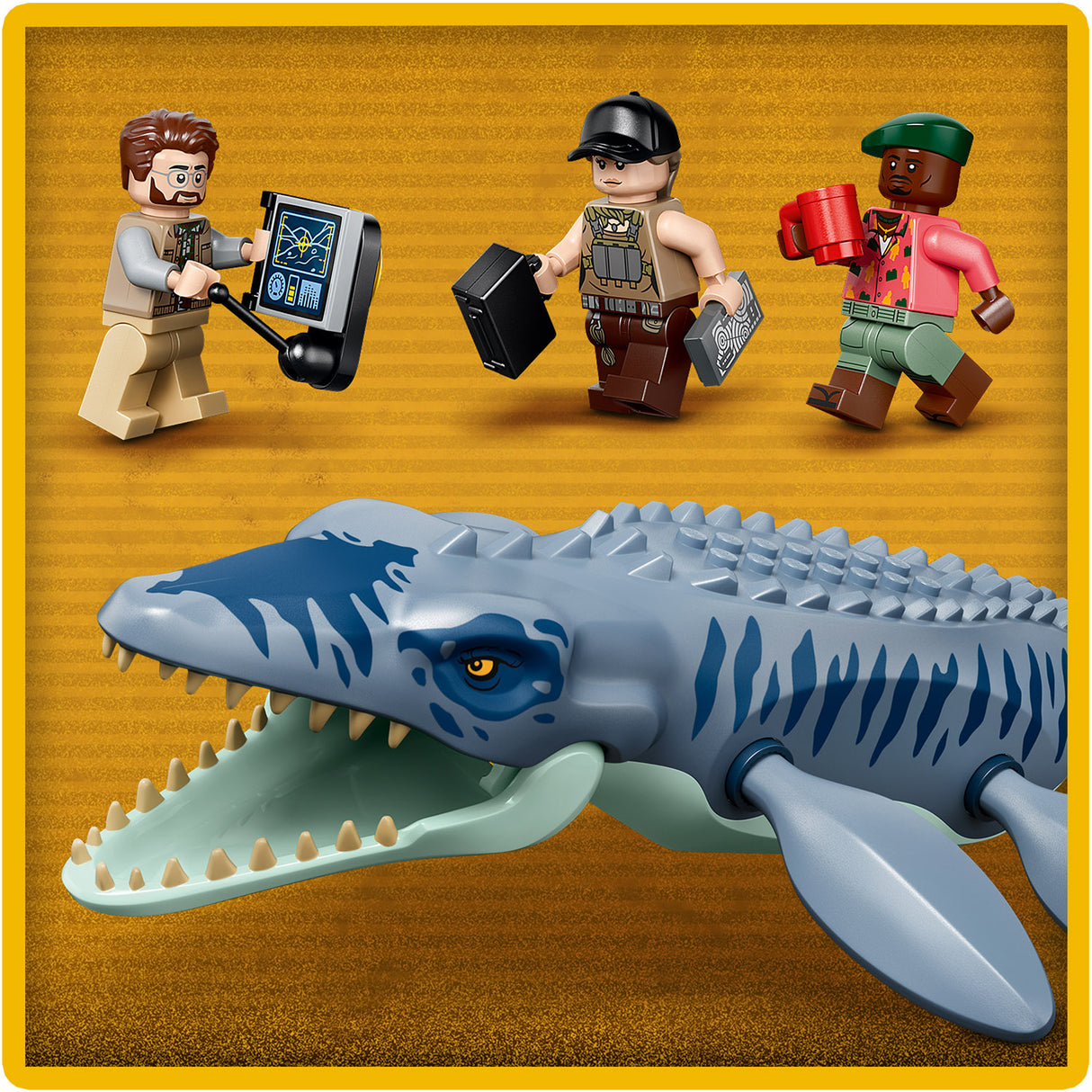 LEGO Jurassic World - Mosasaurus Dinosaur Boat Attack