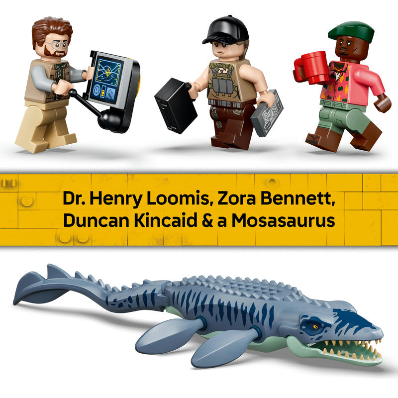 LEGO Jurassic World - Mosasaurus Dinosaur Boat Attack