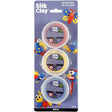 Silk Clay®, 3x14 g, blue, yellow, red