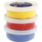 Silk Clay®, 3x14 g, blue, yellow, red