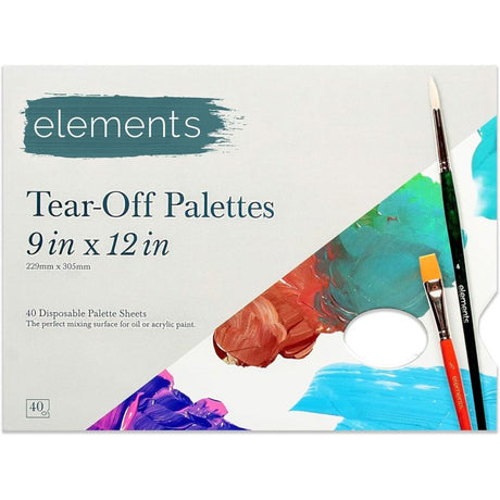 Elements Tear Off Palette 9x12" (40 Sheets)