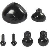 Eyes and Snouts for Clay Modelling Black (20 Pack)