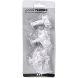 Cookie Cutters with Stamp - White Snowflake