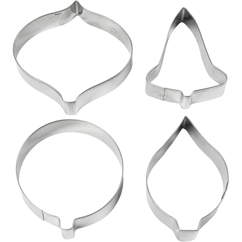 Cookie Cutters - Bell Bauble Raindrop Prism