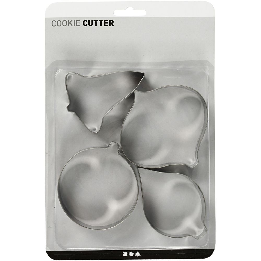 Cookie Cutters - Bell Bauble Raindrop Prism