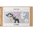 Cookie Cutters Metallic Silver - Christmas Shapes (4 Pack)