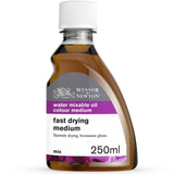Winsor & Newton Water Mixable Fast Drying Medium 250ml