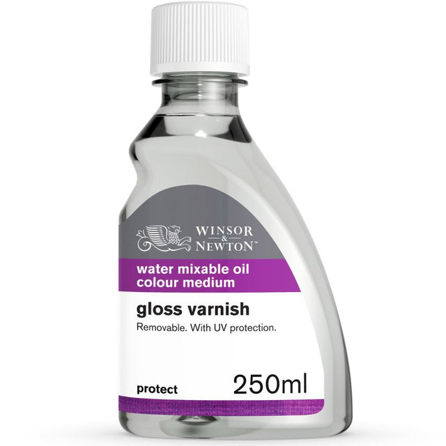 Winsor & Newton Water Mixable Gloss Varnish 250ml