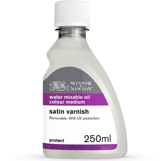 Winsor & Newton Water Mixable Satin Varnish 250ml
