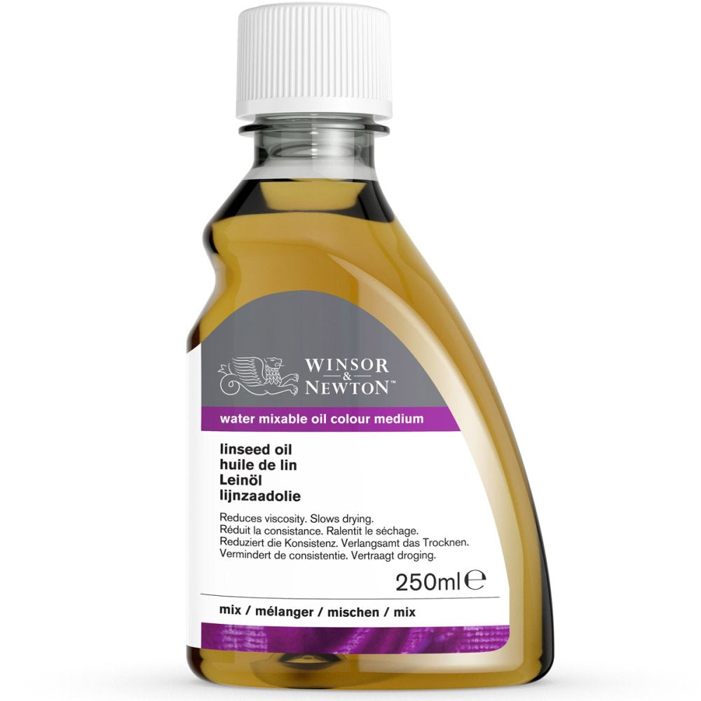 Winsor & Newton Water Mixable Linseed Oil 250ml