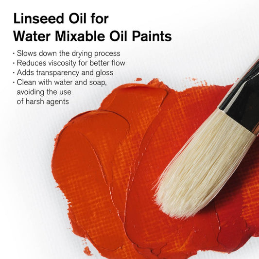 Winsor & Newton Water Mixable Linseed Oil 75ml