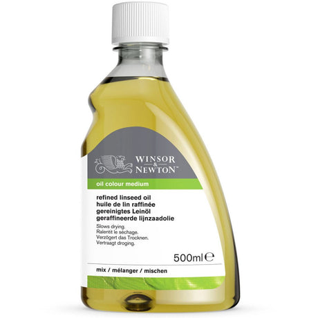 Winsor & Newton Refined Linseed Oil 500ml