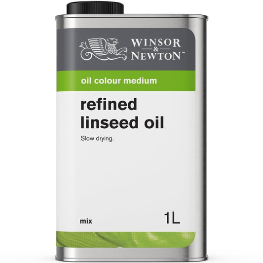 Winsor & Newton Refined Linseed Oil 1 Litre