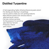 Winsor & Newton Distilled Turpentine 1 Litre