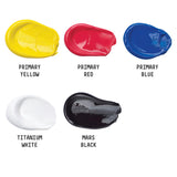 Liquitex Basics Acrylic Paint Set (5x75ml)