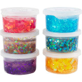 Sequin Clay - Blue/Green Harmony & Purple/Pink Harmony (6 x 60g)
