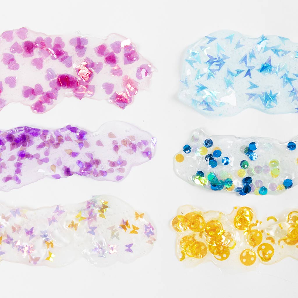 Sequin Clay - Blue/Green Harmony & Purple/Pink Harmony (6 x 60g)