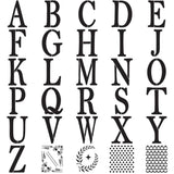 FolkArt Alphabet & Monogram Paper Stencils Serif Font