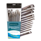 Elements Mixed Media Brush Set (Pack of 12)