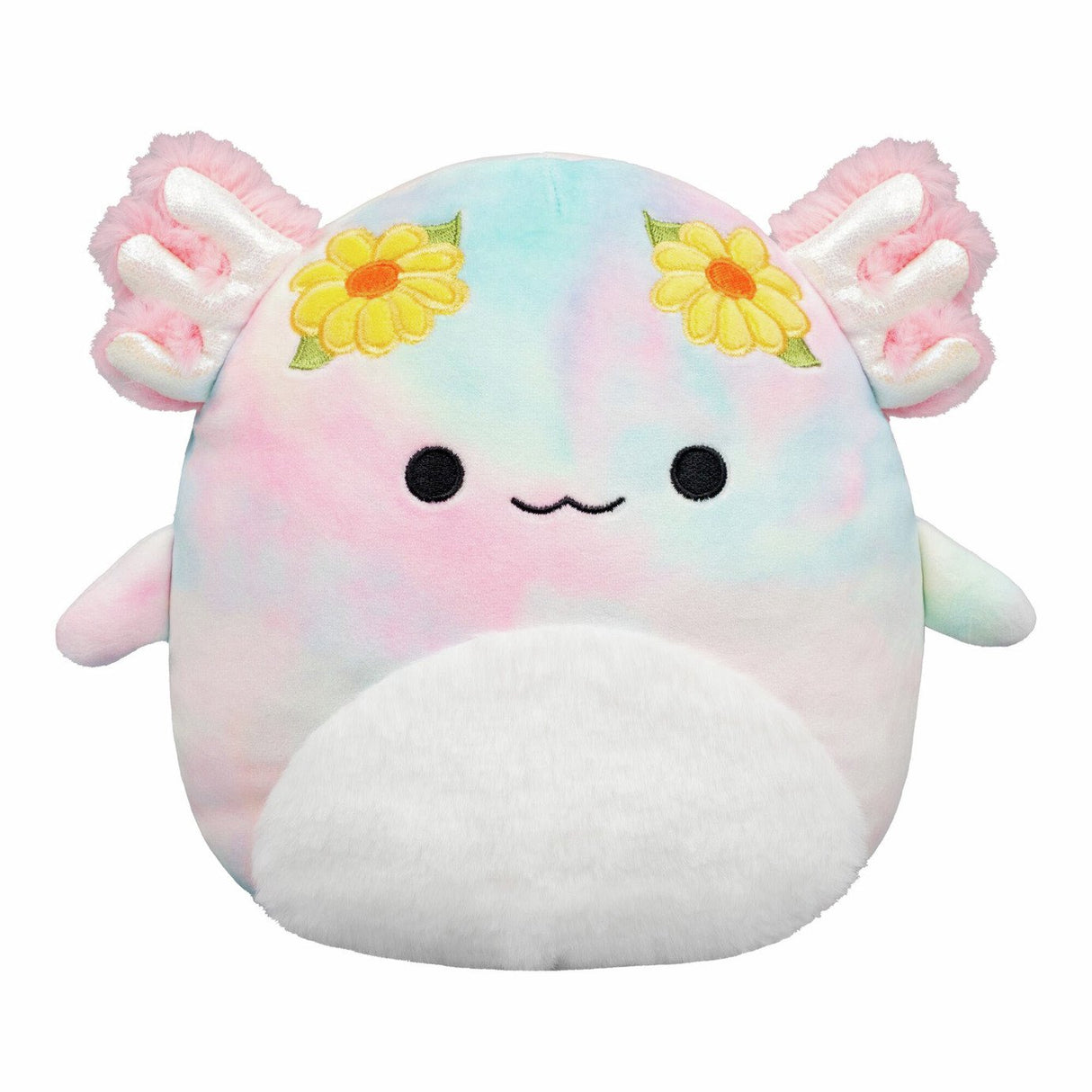 Squishmallows 7.5 Inch - Tinley the Axolotl with Flowers