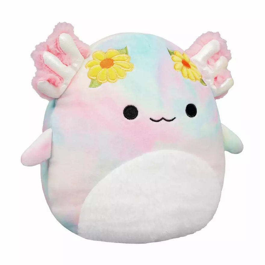 Squishmallows 7.5 Inch - Tinley the Axolotl with Flowers