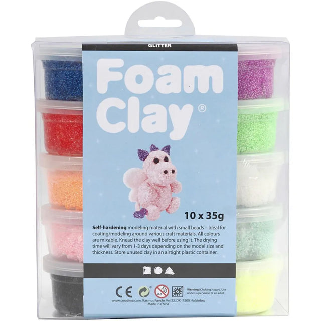 Foam Clay® 10x35g - Assorted colours