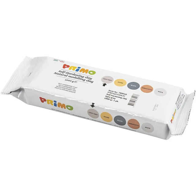 Self-Hardening Clay, 1000 g, light grey