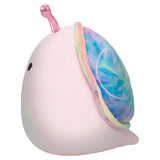 Squishmallow 16 Inch - Silvina the Pink Snail Rainbow Shell