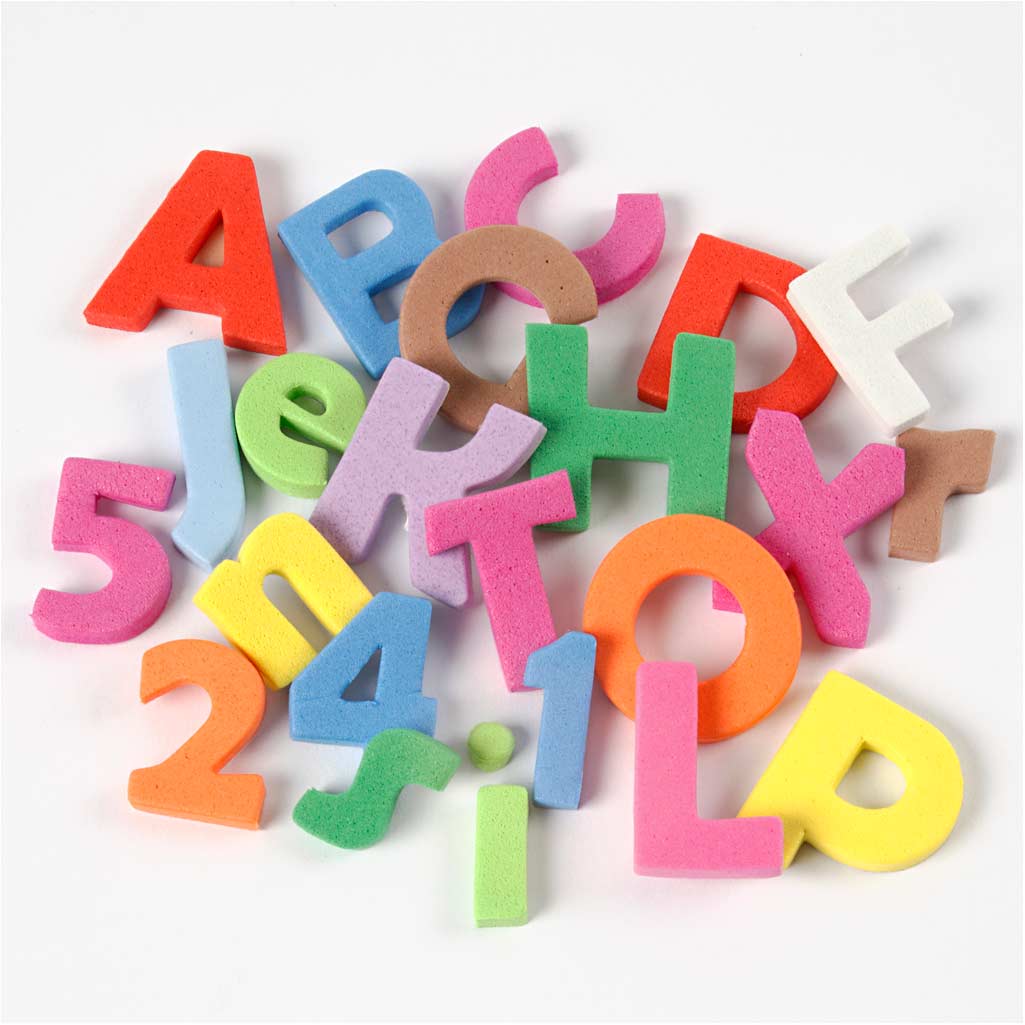 EVA Foam Letters & Numbers