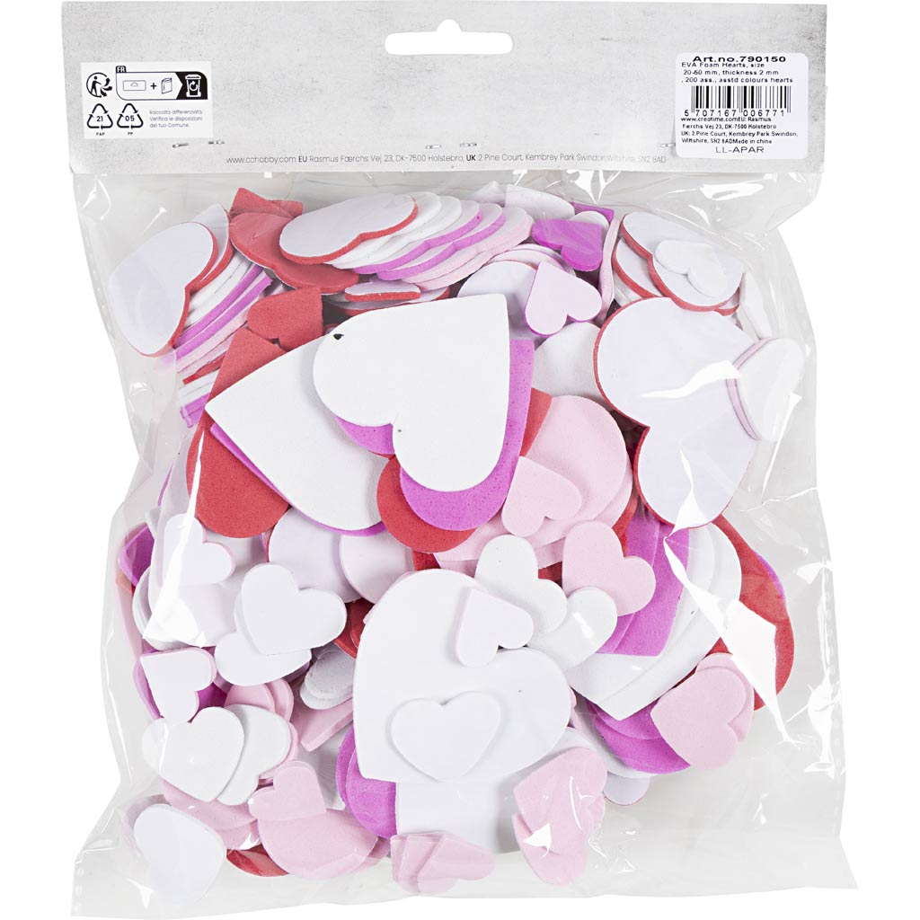 EVA Foam Hearts