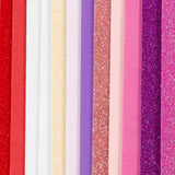 Foam Sheets Size 14x25cm - Purple/Pink Harmony (12 Sheets)