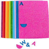 Foam Sheets Size 14x25cm Thickness 2mm - Colourful (12 Sheets)