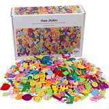 Foam Stickers - Emojis geometric shapes letters and numbers (2640 Pack)