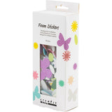 Foam Stickers - Butterfly Flower Leaf  (120 Pack)