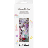 Foam Stickers - Heart Princess Unicorn 13-50mm (150 Pack)