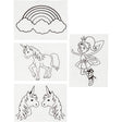 Shrink plastic sheets with motifs