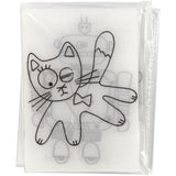 Shrink plastic sheets with motifs